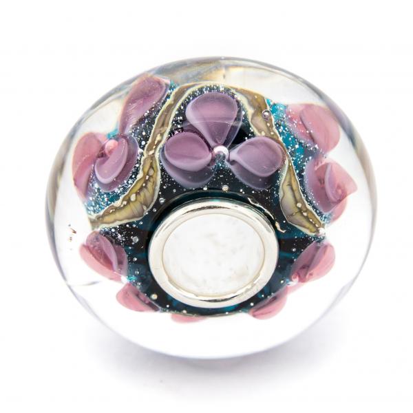 Violet Dream Monet - Elfbeads Glass